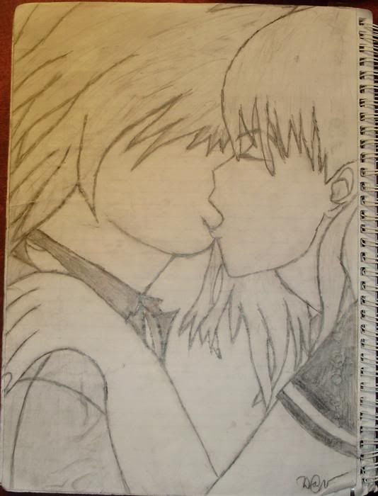 anime drawings of people kissing. Anime Drawings Kissing couple