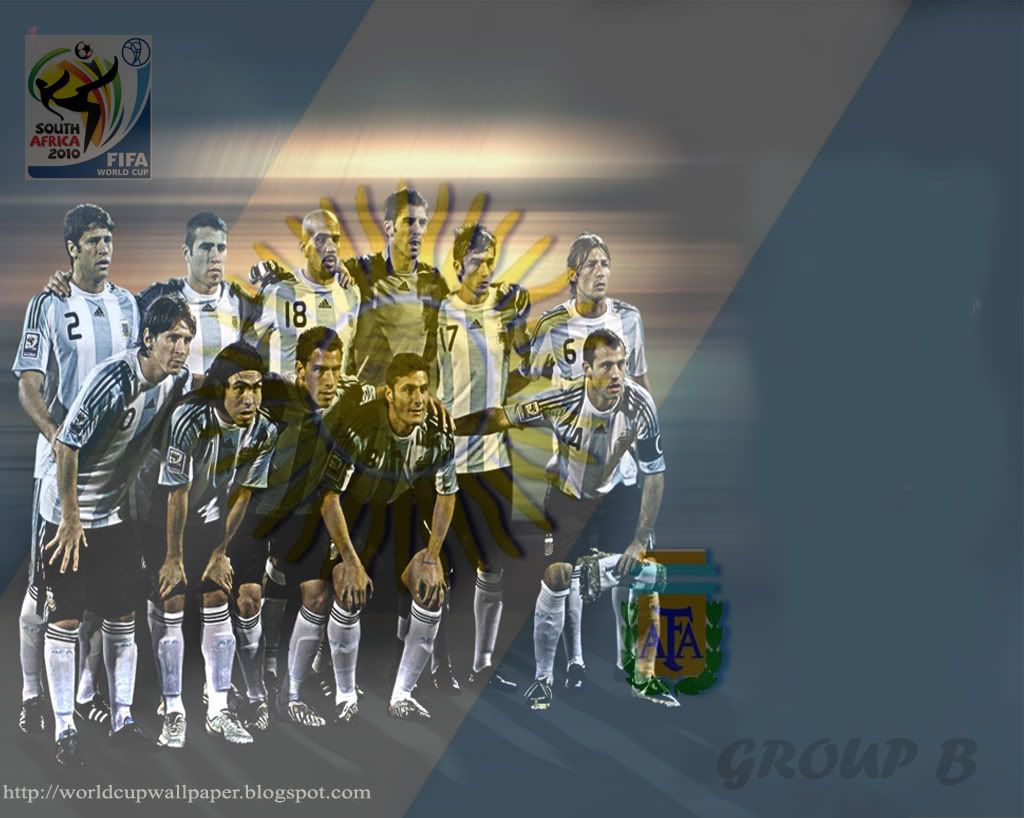 world cup,world cup 2010, South Africa, football, soccer, Wold Cup 2010 Team Argentina  Wallpaper 