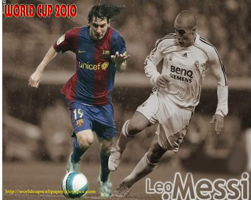 world cup,world cup 2010, South Africa, football, soccer, Wold Cup 2010 Team Argentina Leonal Messi  Wallpaper 