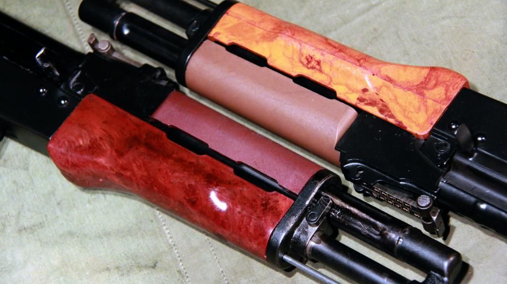 Bakelite (orange) Tantal/74 upper hg??? AK Rifles