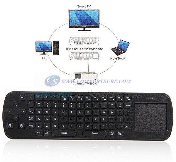 Measy RC12 Wireless Air Fly Mouse / Keyboard Smart Remote for Android TV box / Dongle / Smart TV Measy RC12 Wireless Air Fly Mouse / Keyboard Smart Remote for Android TV box / Dongle / Smart TV