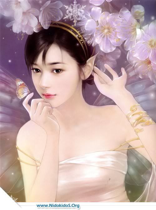 chinese girl painting