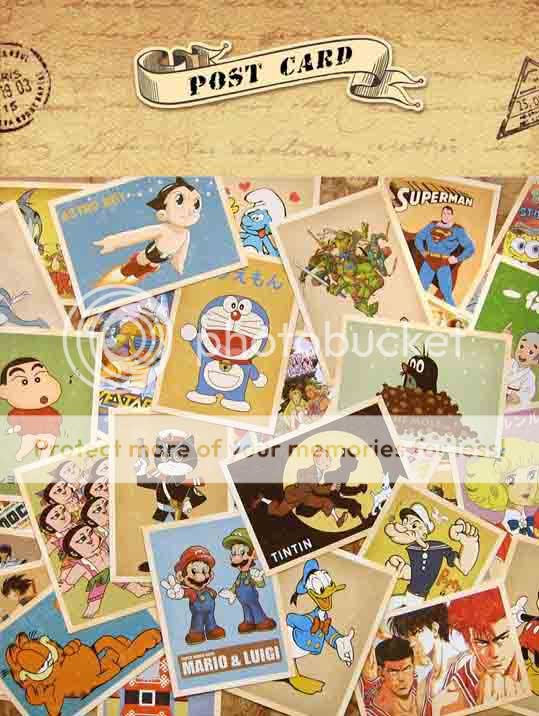 Lot of 32 Classic Animation Cartoon Vintage Postcards Post Cards 