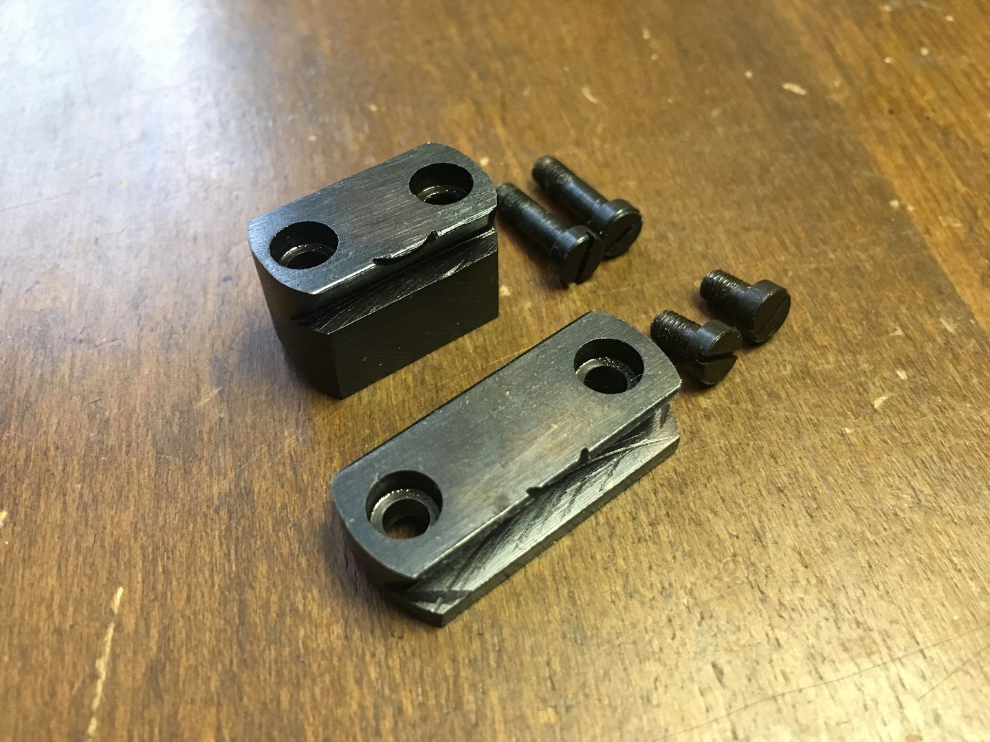 Wts rare nos original unertl usmc sniper scope mount bases screws