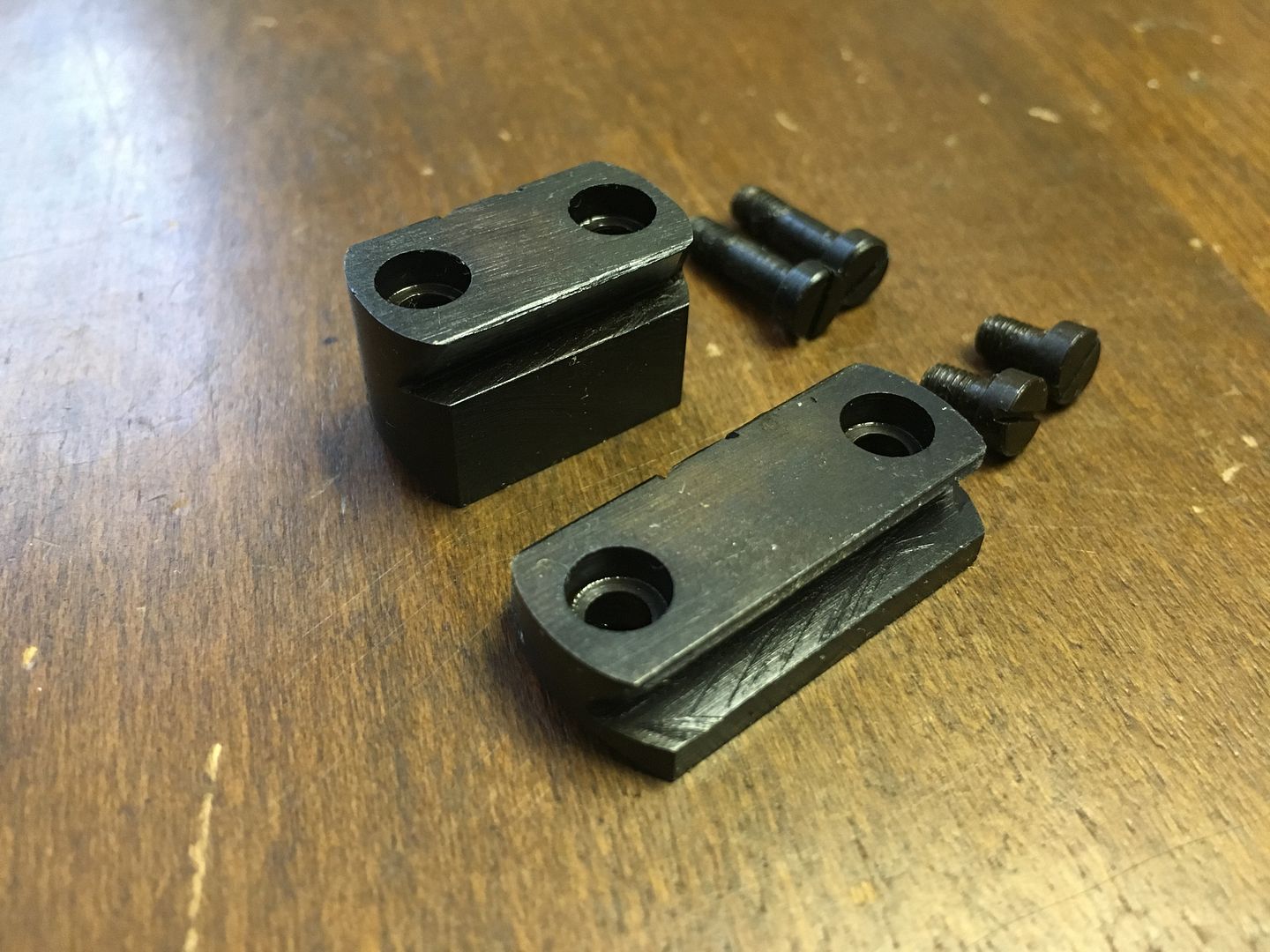 Wts rare nos original unertl usmc sniper scope mount bases screws