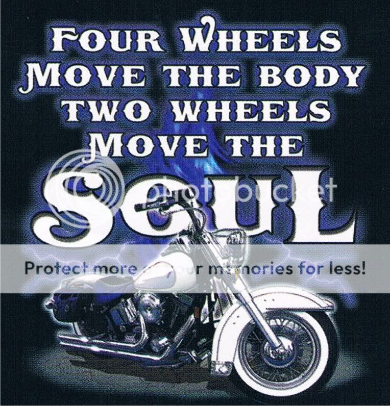 WHEELS MOVE BODY 2 WHEELS SOUL Adult Humor Funny Tee  