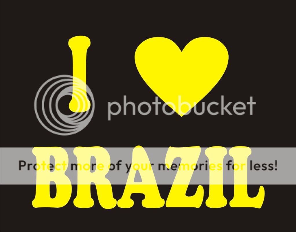 LOVE BRAZIL Funny T Shirt Brasil Camiseta Cool Tee  