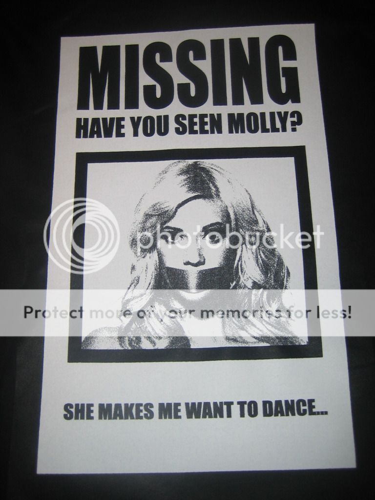 HAVE YOU SEEN MOLLY? Adult Humor Deadmau5 Madonna No Drugs Dance Funny