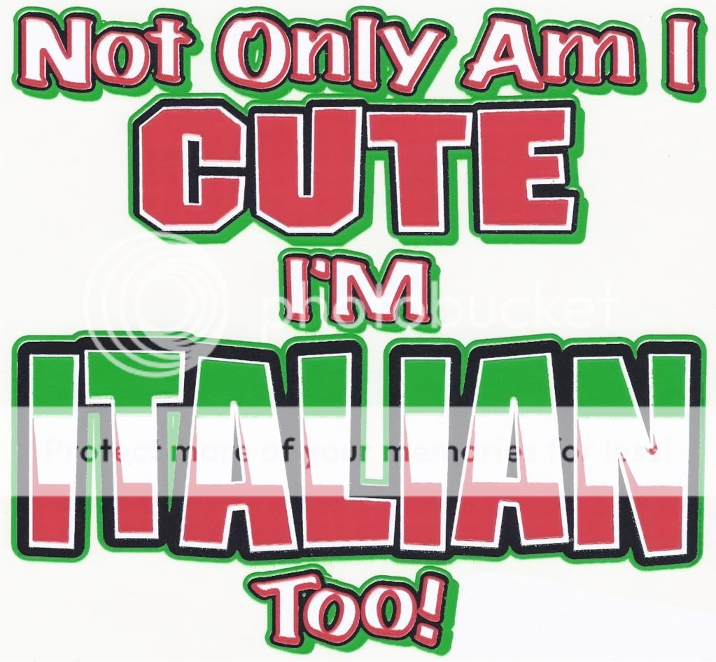 Not Only IM Cute IM Italian Too Italian Pride Girls Boys Funny Kids